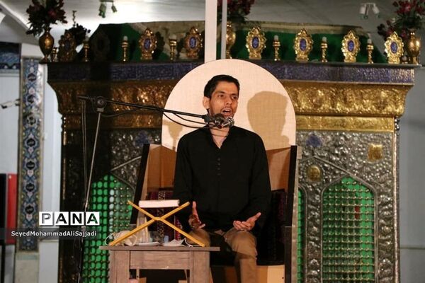 مراسم سوگواری ابا عبدالله(ع) در امامزادگان باقریه بیرجند
