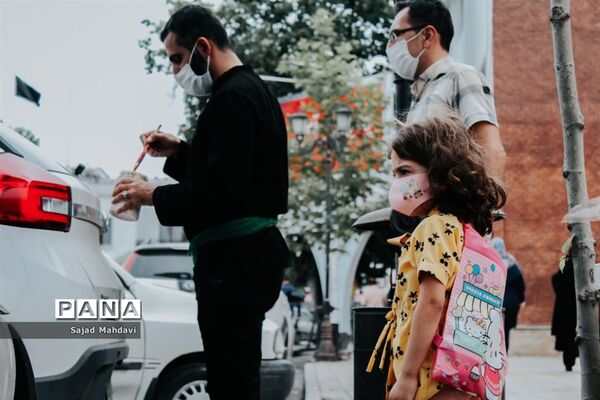 ایستگاه صلواتی ماشین‌نویسی محرم در ساری