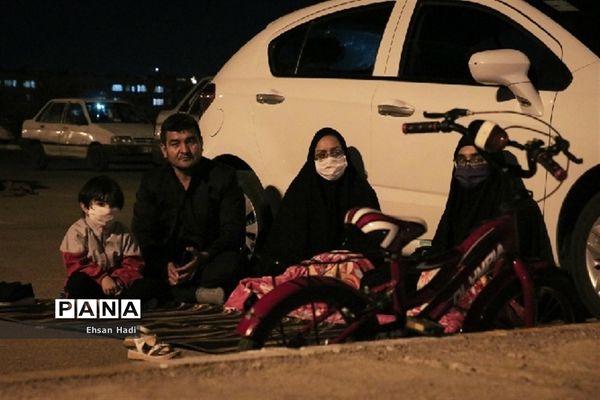 مراسم عزاداری در جمعه بازار خودرو مشهد