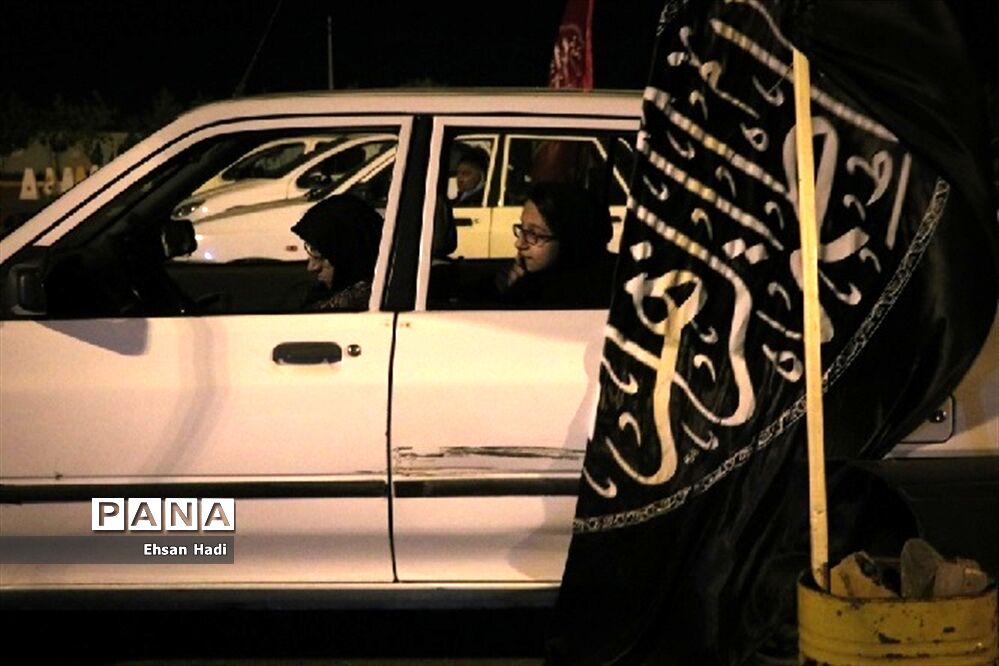 مراسم عزاداری در جمعه بازار خودرو مشهد