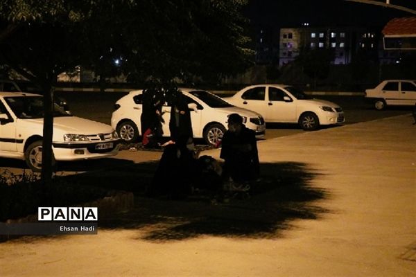 مراسم عزاداری در جمعه بازار خودرو مشهد