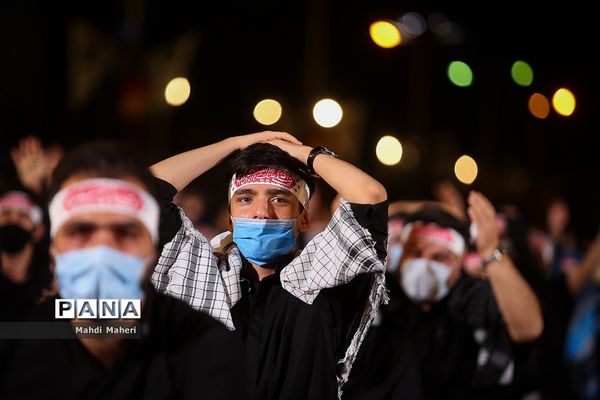 عزاداری شب تاسوعا حسینی در هئیت ریحانه الحسین