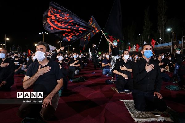 عزاداری شب تاسوعا حسینی در هئیت ریحانه الحسین