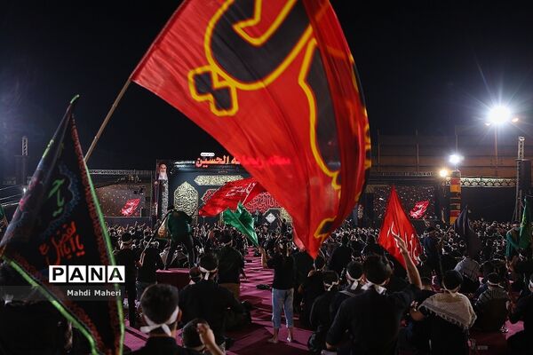 عزاداری شب تاسوعا حسینی در هئیت ریحانه الحسین