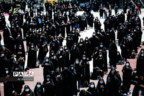 عزاداری تاسوعای حسینی در میدان امام حسین(ع)