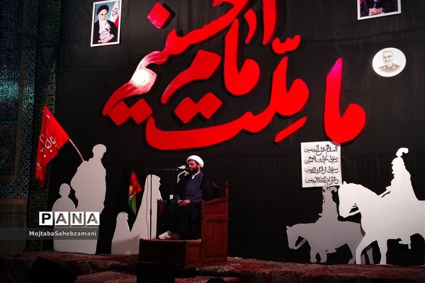 مراسم شب عاشورا در آرامگاه مدرس کاشمر