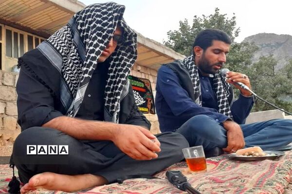 مراسم  ایام محرم در بین عشایر بختیاری توسط گروه جهادگران شهرستان امیدیه