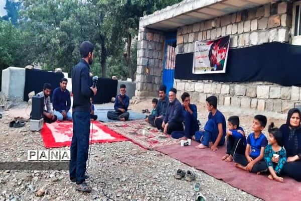 مراسم  ایام محرم در بین عشایر بختیاری توسط گروه جهادگران شهرستان امیدیه