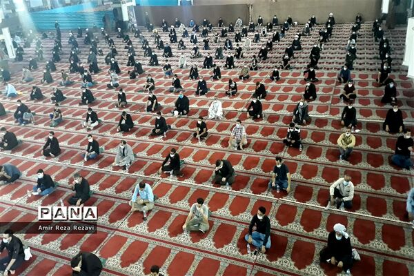 آیین سوگواری دهه دوم محرم در مصلای مهدیه امام خمینی (ره) اهواز