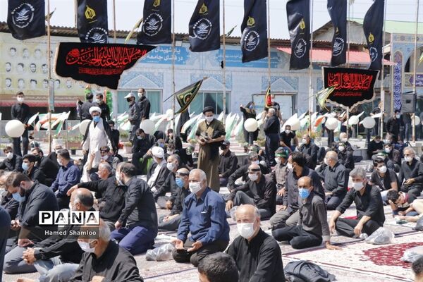 عزاداری عاشورا در امامزاده ابراهیم (ع) بابلسر
