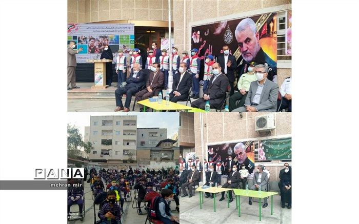 نواخته شدن زنگ آغاز سال تحصیلی 1399-1400 در گلستان