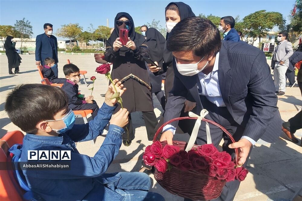 آیین بازگشایی مدارس در کاشمر