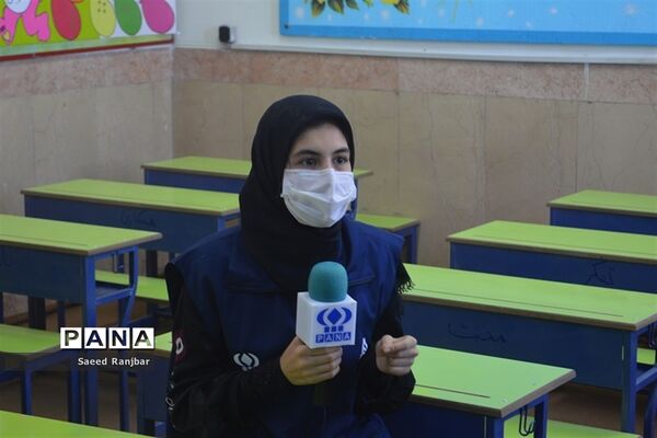آیین بازگشایی مدارس و نواخته شدن زنگ سال تحصیلی جدید در بافق