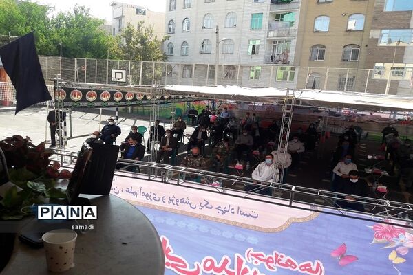 آیین بازگشایی مدارس در منطقه 13