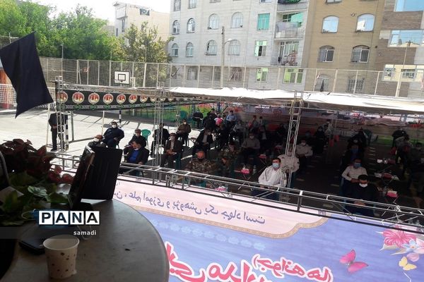 آیین بازگشایی مدارس در منطقه 13