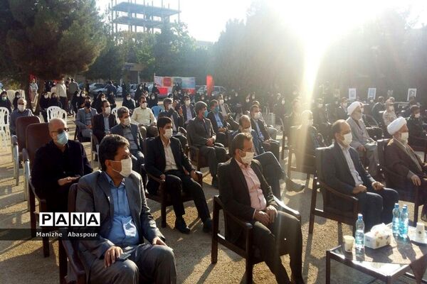 آیین بازگشایی مدارس در هنرستان  دخترانه محمودیه بجنورد