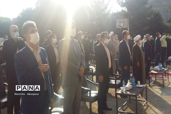 آیین بازگشایی مدارس در هنرستان  دخترانه محمودیه بجنورد