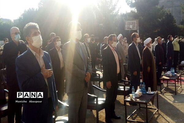 آیین بازگشایی مدارس در هنرستان  دخترانه محمودیه بجنورد