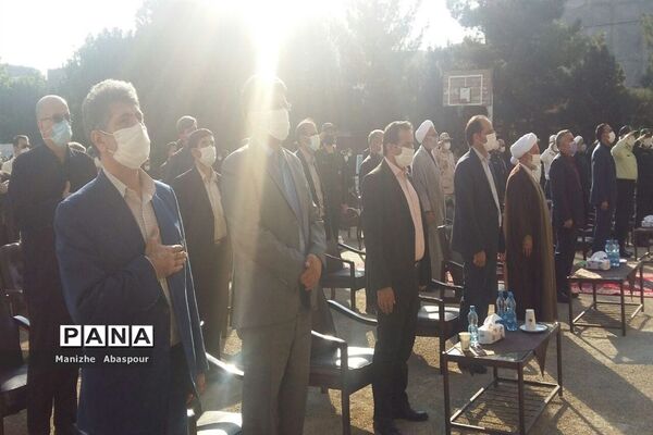 آیین بازگشایی مدارس در هنرستان  دخترانه محمودیه بجنورد