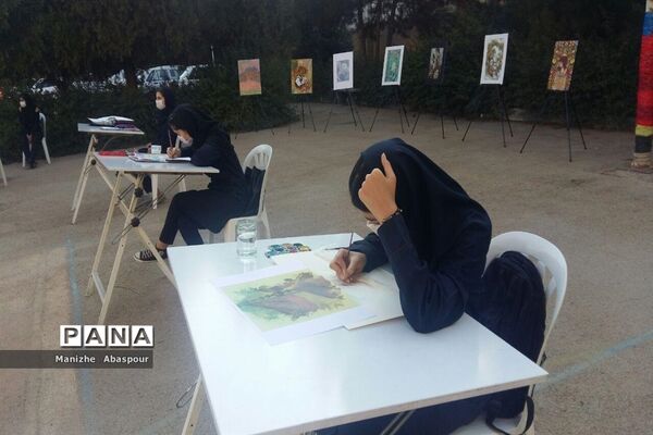 آیین بازگشایی مدارس در هنرستان  دخترانه محمودیه بجنورد