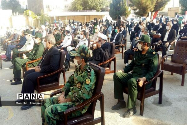 آیین بازگشایی مدارس در هنرستان  دخترانه محمودیه بجنورد
