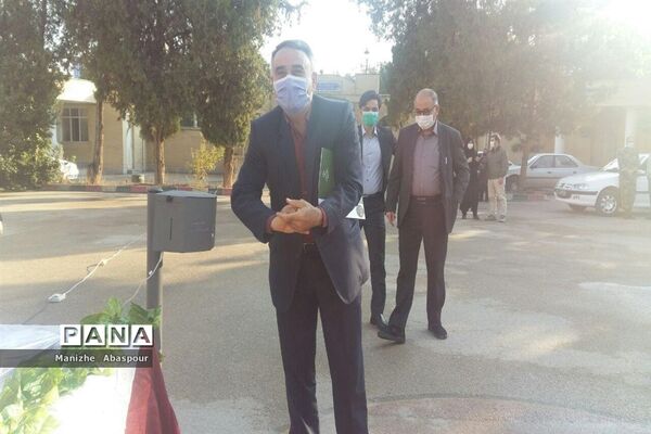 آیین بازگشایی مدارس در هنرستان  دخترانه محمودیه بجنورد