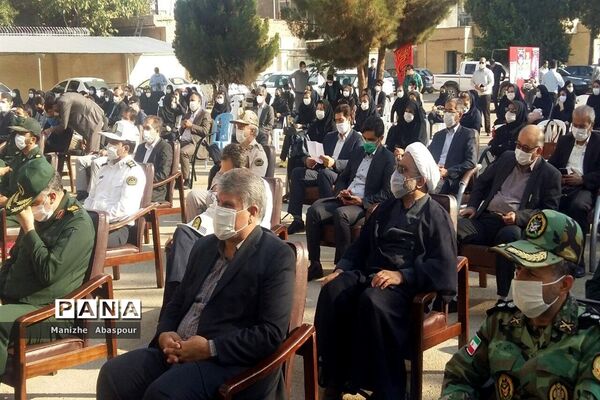آیین بازگشایی مدارس در هنرستان  دخترانه محمودیه بجنورد