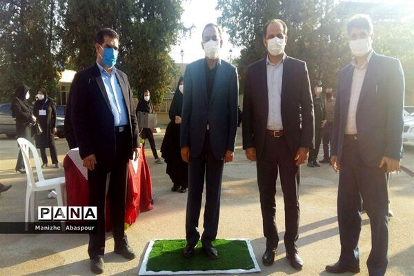 آیین بازگشایی مدارس در هنرستان  دخترانه محمودیه بجنورد
