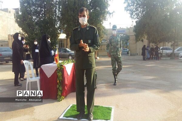 آیین بازگشایی مدارس در هنرستان  دخترانه محمودیه بجنورد