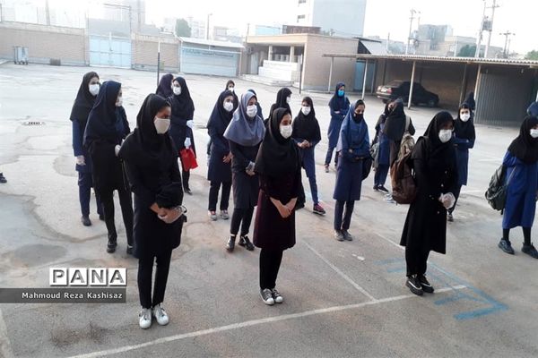 آیین بازگشایی مدارس در  ناحیه ۳ اهواز