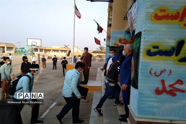 آیین بازگشایی مدارس در  ناحیه ۳ اهواز