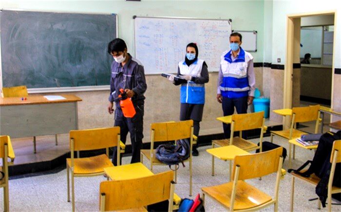 از 68 مدرسه زاهدان به لحاظ رعایت پروتکل های بهداشتی بازدید شد
