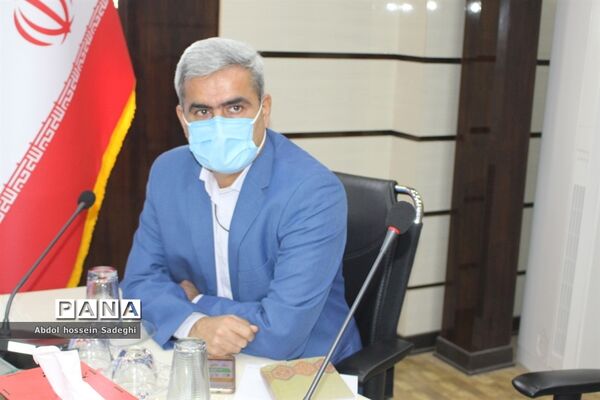 جلسه ویدئو کنفرانس مراسم  افتتاحیه جشنواره علمدار از مزار شهید سردار سلیمانی کرمان