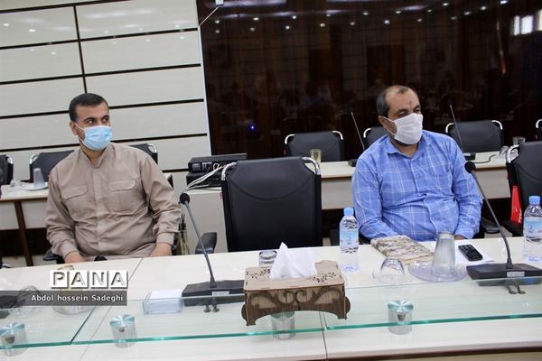 جلسه ویدئو کنفرانس مراسم  افتتاحیه جشنواره علمدار از مزار شهید سردار سلیمانی کرمان