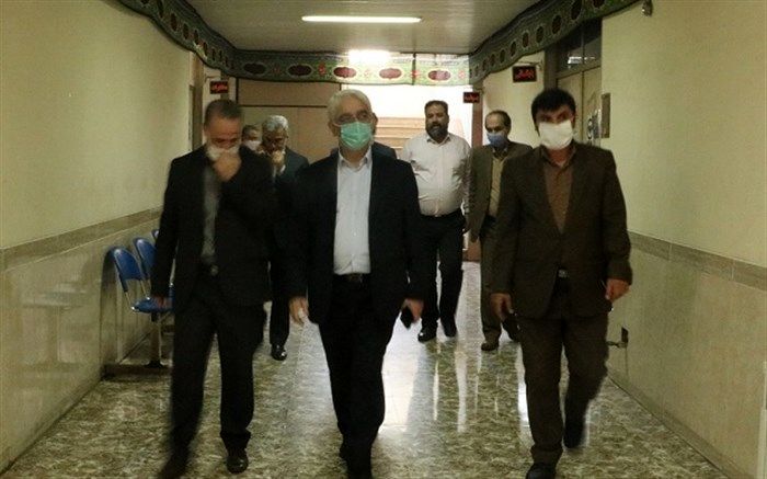 بازدید سرزده مدیر کل آموزش و پرورش استان گیلان از حوزه ستادی ناحیه یک و 2 رشت
