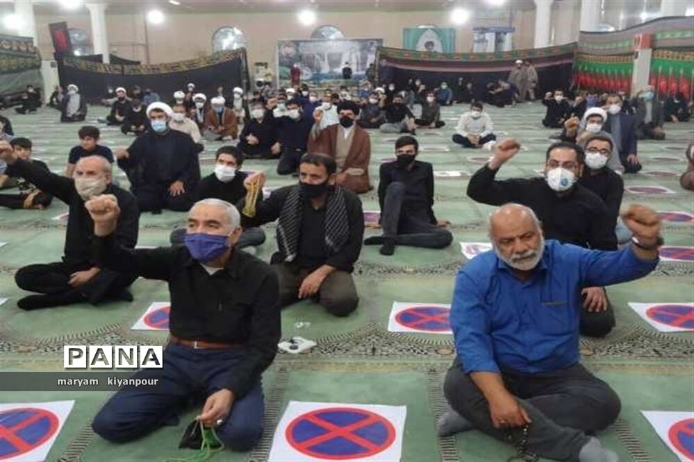 تجمع اعتراض آمیز مردم مسجدسلیمان در پی اهانت نشریه فرانسوی به پیامبر مکرم اسلام