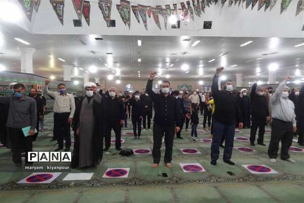 تجمع اعتراض آمیز مردم مسجدسلیمان در پی اهانت نشریه فرانسوی به پیامبر مکرم اسلام