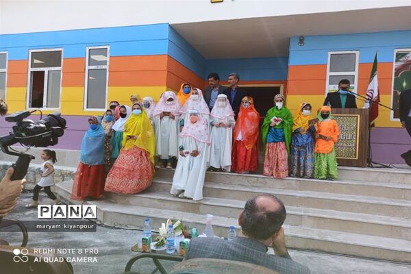 آیین افتتاح دبستان دخترانه مهر عظام در مسجدسلیمان