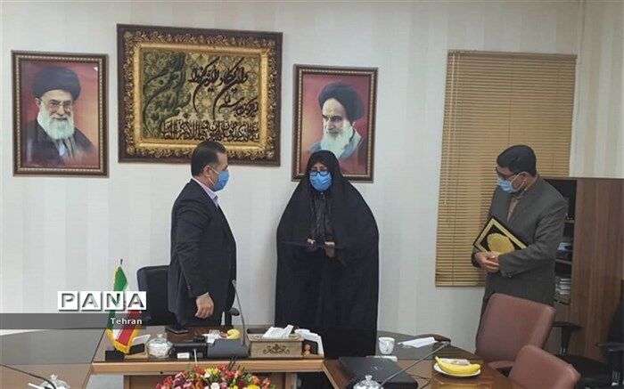 مراسم معارفه سیدمومن، سرپرست آموزش و پرورش منطقه1