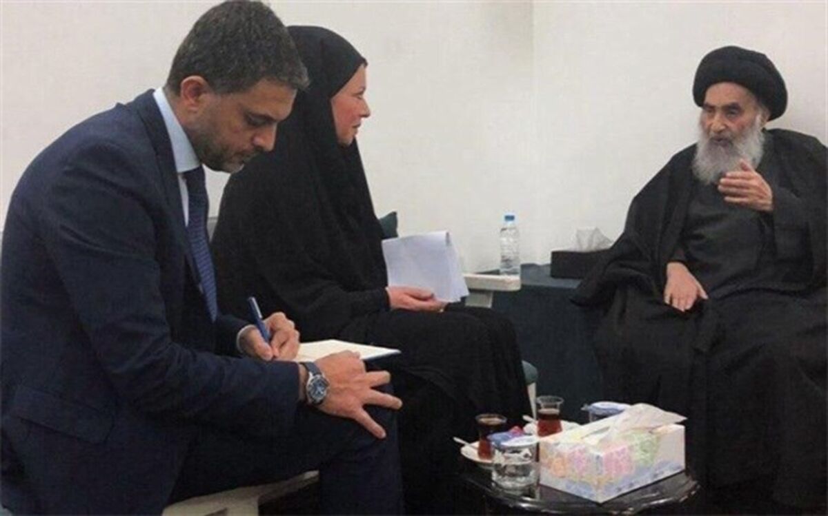 تنها نماینده بین‌المللی که آیت‌الله سیستانی با او دیدار کرد