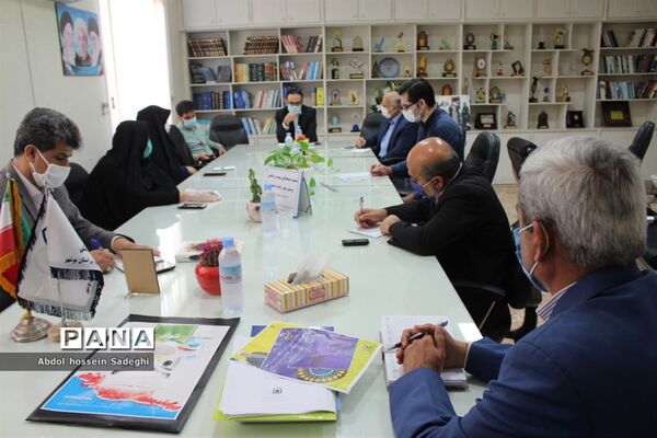 نشست هماهنگی بیست و یکمین پرسش مهر ریاست جمهورآموزش و پرورش استان بوشهر