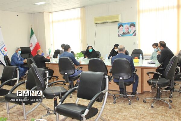 نشست هماهنگی بیست و یکمین پرسش مهر ریاست جمهورآموزش و پرورش استان بوشهر