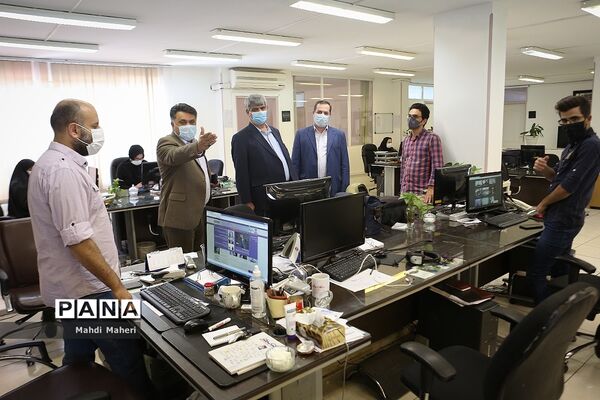 بازدید ابراهیم امینی، نایب رئیس شورای اسلامی شهر تهران از خبرگزاری پانا