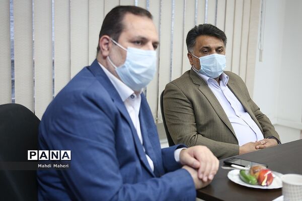 بازدید ابراهیم امینی، نایب رئیس شورای اسلامی شهر تهران از خبرگزاری پانا