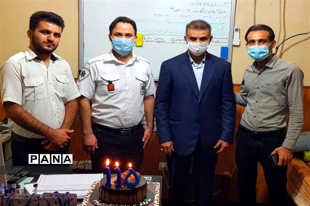 دیدارهیات ورزش‌های همگانی امیدیه  با پرسنل تلاشگر اورژانس شهرستان