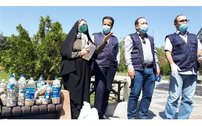 پاکسازی خیابان ولی عصر از فیلتر سیگار