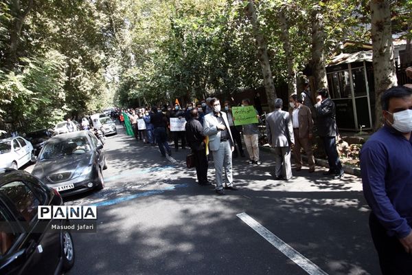 تجمع در حمایت از فلسطین در تهران