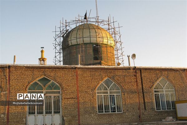 بازسازی گنبد امامزاده سید محمد(ع) در کاشمر