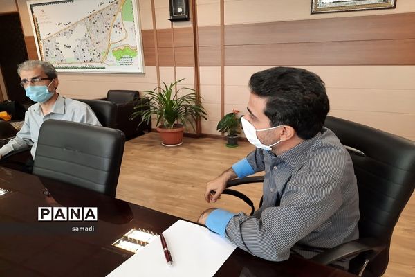 جلسه  ویدئو کنفرانس  مشاوران پایگاه‌های انتخاب رشته داوطلبان کنکور منطقه 13