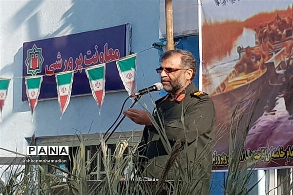 زنگ ایثار به مناسبت هفته دفاع مقدس در آموزشگاه شاهد شهید نعمتی ها